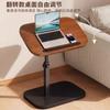 Mesa de Cabeceira, Mesa de Centro Móvel com Altura Ajustável, Rack de Armazenamento de Cabeceira para Quarto Sala Sofá, Mesa de Cabeceira, Mesa de Centro Pequena, Mesa Lateral