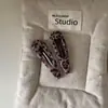 Dos Paquetes de Pasadores con Estampado de Leopardo Rosa para Mujeres, Estilo Lateral, Pasadores de Moda, Pinzas Bb para Flequillo, Accesorios para el Cabello