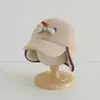 Chapéu Estilo Lei Feng com Orelhas de Cachorro para Crianças, Chapéu Quente de Inverno e Outono com Enchimento, Chapéus Fofos para Meninos e Meninas, Mais Vendidos, Estilo Quente