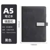 Cuaderno A5 Personalizado Oficina de Negocios Piel Suave Alto Valor Engrosado Hebilla Magnética Bloc de Notas de Conferencia con Logo Imprimible