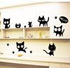 Para comercio exterior, TV, fondo, sala de estar, dormitorio, sala de bodas, sofá, fondo, pegatinas de pared, papel tapiz AY6055, lindo gato