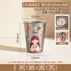 Taza para enjuague bucal de titanio puro para familia de cuatro, vaso para cepillo de dientes antibacteriano y resistente al moho, vaso para lavar para niños, vaso para beber para el hogar