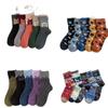 Comercio Exterior Transfronterizo de Amazon Calcetines de Invierno 22 para Mujer, Calcetines de Media Caña, Gato de Dibujos Animados, Engrosados, Calcetines Cálidos de Lana de Conejo, Aliexpress