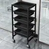 Carro de Peluquería para Permanente y Tintes Gabinete de Almacenamiento Carrito para Varillas de Peluquería Estante de Almacenamiento para Peluqueros Gabinete de Herramientas Barbería Peluquería