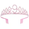 Diadema Corona Feliz Cumpleaños Infantil Fiesta Bebé Diamante Brillante Digital 3 Años 4 Años 5 Años 6 Años Accesorios para el Cabello