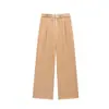 Calça Casual Nova Estilo de Rua Primavera 2025 com Design de Cadarço e Retalhos 1608225