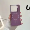 Capa Magnética Fosca Suave e Amiga da Pele para Xiaomi 15Pro 14Ultra Simples K80 Capa Protetora Anti-Queda