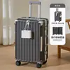 Marco de Aluminio para Equipaje, Fuerte y Duradero, Maleta de Carrito Nueva, Maleta de Cabina, Maleta de Estudiante, Caja de Contraseña Resistente a la Presión, Gran Capacidad