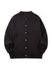 Yidao Vintage 2026 Otoño Nuevo Estilo Americano Moderno Texturizado Peso Pesado Holgado Casual Cuello Solapa Suéter Cárdigan
