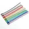 Cadena de eslabones de 10 cm, 2,4 mm, cadena de hierro de colores pintada en spray para etiquetas, llaveros, cadenas colgantes para manualidades, venta al por mayor