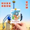 Ojo de Tianjin Campana del Siglo Cultural y Creativo de Madera Tendencia Nacional Imán de Nevera Creativo Tridimensional Souvenir de Viaje Edificio Emblemático