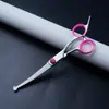 Set Profesional de Tijeras para Aseo de Mascotas para Gatos y Perros, Incluye Tijeras Rectas y Curvas Deslanadoras, Suministros Transfronterizos
