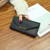 Billetera 202 Nuevo Modelo para Mujer, Estilo Coreano Tendencia Personalidad Billetera Larga, Fresca y Multifuncional con Cierre, Monedero Fino Retro Japonés y Coreano
