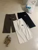 WGWE Otoño Estilo Coreano Color Sólido Versátil Pantalones Casuales para Mujer Corte Delgado Elástico en Cuatro Direcciones Pantalones Rectos Cropped Tendencia W10791