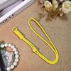Cordón para teléfono móvil creativo corto de cuello tejido 46CM cordón para carcasa de teléfono móvil llavero cordón de cuello para teléfono móvil