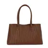Yue Zi 2026 Outono Inicial Nova Bolsa Tote Casual Retro de Grande Capacidade para Mulheres Alta Aparência Bolsa de Ombro Único Bolsa da Moda para o Trabalho