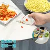 Toalha de Mesa Descartável Elástica, Capa de Mesa Elástica, Toalha de Mesa Espessada, Impermeável, à Prova de Óleo, Toalha de Mesa Sem Lavagem, Tipo Elástico