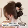 Presilha de garra acrílica de grande volume, presilha de tubarão grande para coque coreano, novo modelo 2026, presilha de cabelo de alta qualidade e elegante