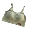 Ropa interior para adolescentes para el período de desarrollo, Chaleco deportivo para estudiantes, Sujetador de espalda descubierta de belleza sin cables, Sujetador tipo camisola con copa integrada fija, Delgado