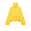 Comércio Exterior 2026 Verão Novo Estilo Europeu e Americano Moda Feminina Casual Solta Jaqueta Bomber 7030808