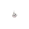 Plata pura s999 Retro Lingote de la Suerte Koi Colgante Cuerda trenzada a mano Pulsera Collar Accesorios DIY Hechos a mano