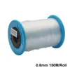 Venta Caliente Venta Directa Rollo Grande Transparente Cristal Línea de Pesca No Elástica Hecho a Mano DIY Material para Joyería de Anillos con Cuentas Línea Trenzada