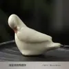 Enfeites para Pet de Chá Cerâmica Criativa Pato Fofo Pequeno Animal Aquário Rochoso Paisagismo Decorações de Chá Acessórios para Cerimônia do Chá