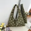 Nova Bolsa de Ombro com Bolinhas para Outono de 2026 para Mulheres, Estilo Coreano Elegante, Bolsa de Ombro Minimalista para o Dia a Dia