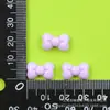 Mini lazo de purpurina accesorios de resina pegamento en crema DIY uñas funda de teléfono pasador para el pelo material de accesorios para el cabello parche lote
