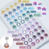 Pendientes de acero de titanio 5A Flash Millennium Rose con corte de rosa de ocho lados y espiral de circonitas, con revestimiento Advanced Sense para hueso de oreja y clavo para oreja