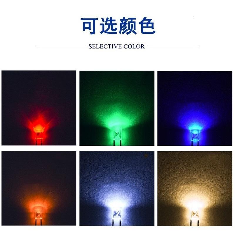 东莞234长方形白光灯珠长脚2*3*4方型透明白色白灯仪表背光板led灯珠生产厂家