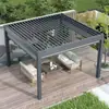 Gazebo Dobrável Moderno Estilo Europeu com Venezianas Toldo Dobrável Externo Personalização Fabricante de Toldo para Área Externa