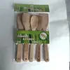 Espátula de bambu com cabo longo utensílios de cozinha de bambu espátula de cozinha para fritar espátula de bambu resistente a altas temperaturas escorredor de bambu conjunto de espátulas para panelas antiaderentes espátula de madeira