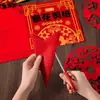 2026 Decoração de Janela Festival da Primavera Conjunto de Recorte em Papel DIY Infantil Arte Folclórica Tradicional Padrões de Modelo Estilo Chinês