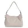 Bolsa tote de couro macio de grande capacidade, simples, para mulheres, nova bolsa de ombro para o outono de 2026, elegante, casual e moderna