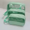 Bolsa de Maquiagem Portátil Yulang Patchwork Grande Capacidade para Viagem Bolsa de Armazenamento para Banho Bolsa Impermeável para Artigos de Higiene Pessoal de Natação