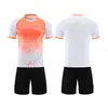Conjunto de Uniforme de Fútbol Infantil Camiseta Estampada Campamento de Entrenamiento Estudiante de Primaria y Secundaria Uniforme de Equipo de Clase Fábrica Stock Listo Venta al por Mayor Manga Corta