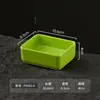 Caja Cuadrada de Melamina para Mariscos Self-Service, Plato para Snacks de Resort de Aguas Termales, Snack de Frutas para Baños Públicos, Charola Apilable