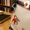 Nuevo llavero acrílico 2D de gorila transfronterizo, mono de brazo largo plano, colgante para mochila de mono, venta al por mayor de comercio exterior