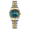 Suministro Exclusivo de Fabricante Transfronterizo Reloj de Cuarzo Luminoso Resistente al Agua con Pedrería Reloj de Pulsera con Calendario para Mujer Reloj de Negocios de Moda