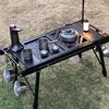 Mesa y Sillas de Comedor Versión Avanzada Mesa de Té con Estufa Empotrada Lubei Artículos para Exteriores Portátil Igt Mayoreo