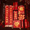 Venta al por mayor 2026 Año del Caballo Año Nuevo Pareja China Roja Personalizada Año Nuevo Carácter de Fortuna para el Hogar Pareja de Primavera Pareja de Puerta Personalizada con Impresión de Logo