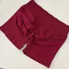 ZORA Pantalones cortos de yoga populares europeos y americanos DF totalmente mate para correr, deportes, fitness para mujer, pantalones cortos de yoga