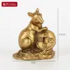 Latão Todos os Doze Signos do Zodíaco Rato, Boi, Tigre, Coelho, Dragão, Serpente, Cavalo, Ovelha, Macaco, Galo, Cão, Porco, Ornamentos de Cobre
