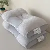 Atacado do Fabricante Cross-Border Travesseiro de Fibra de Bambu Lavável para Spa, Hotel, Uso Doméstico, Travesseiro para Dormitório de Estudante, Núcleo de Travesseiro para Proteção da Coluna Cervical