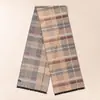 Bufanda Larga de Seda Cepillada de Moda Nueva Primavera/Verano Estilo Pareja Calentador de Cuello Bufanda Envolvente de Cuello de Alta Gama