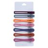 Pinza lateral de metal de 8 cm estilo coreano de invierno color oscuro simple paquete de tarjetas de siete colores pinza de pico de pato horquilla rota para flequillo de mujer