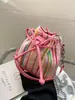 Mini bolso pequeño de comercio exterior para mujer, bolso cruzado, nuevo estilo 2026, bolso de mano tipo cubo, bolso de hombro único con cadena de nicho de alta gama