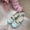 Zapatos de Ballet que Aumentan la Altura, Zapatos Planos de Satén con Cordones, Zapatos de Mujer, Temporada Primavera y Otoño 2026, Adecuados para Faldas, Zapatos de Noche Mary Jane