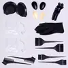 Kit de ferramentas para tintura de cabelo de venda direta conjunto de 20 peças salão de beleza especial kit de tintura de cabelo conveniente e fácil de usar pode ser combinado